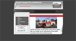 Desktop Screenshot of centerconwayfiredept.org